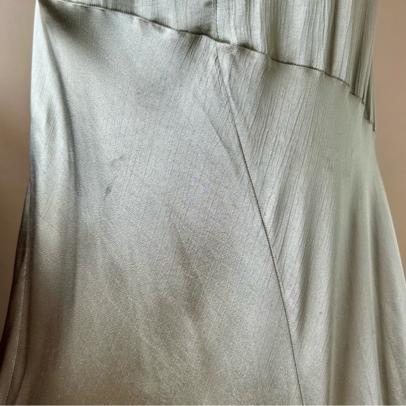 Bec + Bridge Mood Dance Cowl Neck Maxi Dress Satin Gown Sage Green Size US 14 - Picture 15 of 15